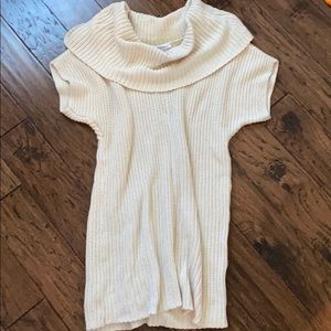 BCBG | Cream Cowl Neck Sweater Dress | Size: XS/S